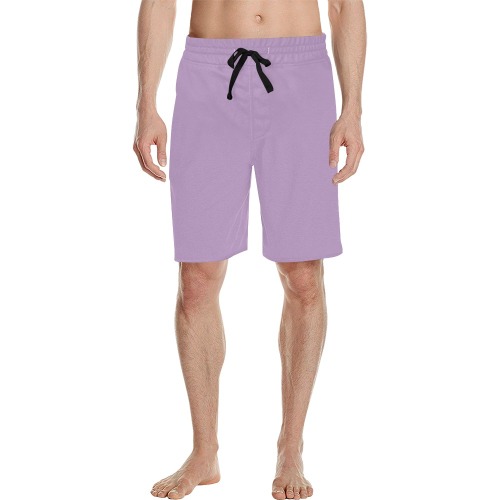 purple Men's All Over Print Casual Shorts (Model L23)