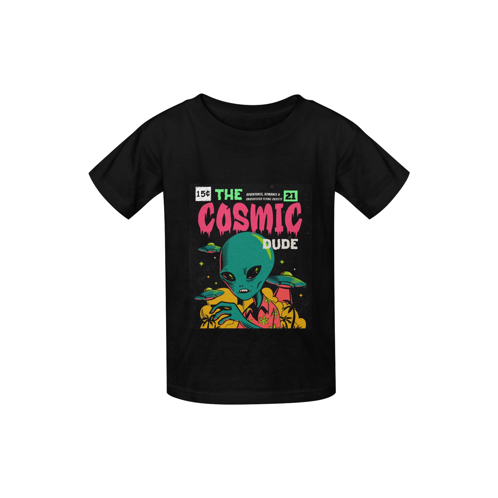 Cosmic Dude Alien Kid's  Classic T-shirt (Model T22)