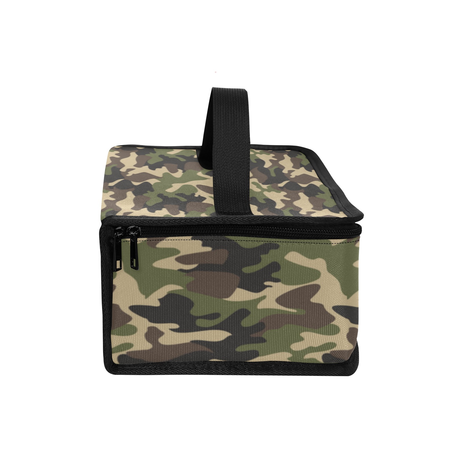 Camouflage Insulated Lunch Tote Portable Insulated Lunch Bag (Model 1727)