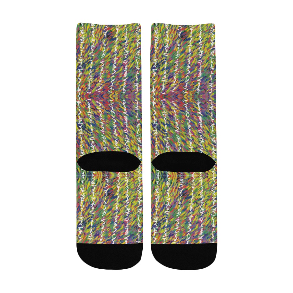 Modern Asian Art1 Custom Socks for Kids