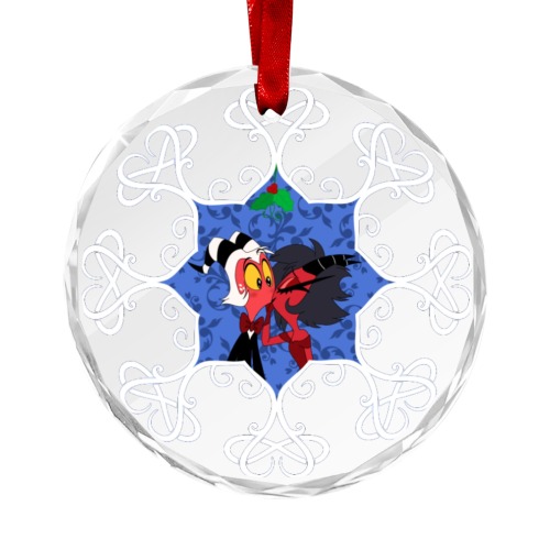 Moxxie & Millie Snow Flake Ornament