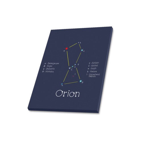 Star constellation Orion funny astronomy sky space Upgraded Canvas Print 16"x20"