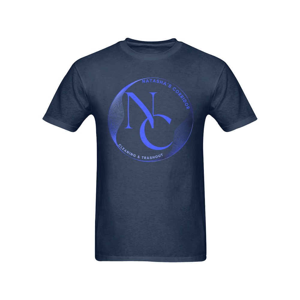 Natasha’s Corridor Cleaning Blue Men's T-Shirt in USA Size (Front Printing Only)