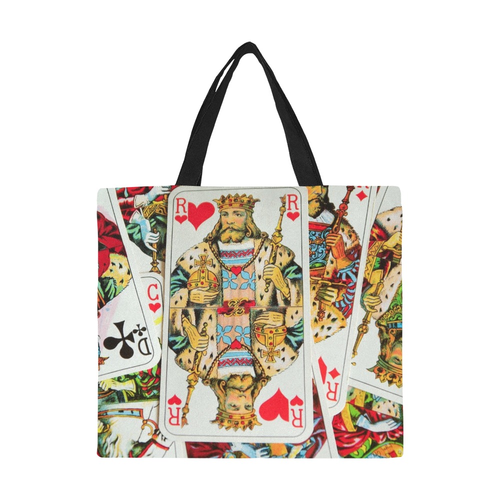 KINGS All Over Print Canvas Tote Bag/Large (Model 1699)