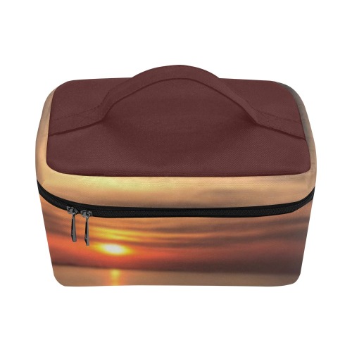 Dark Evening Sunset Collection Cosmetic Bag/Large (Model 1658)
