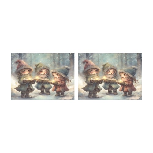 Christmas Carolers Placemat 14’’ x 19’’ (Set of 2)