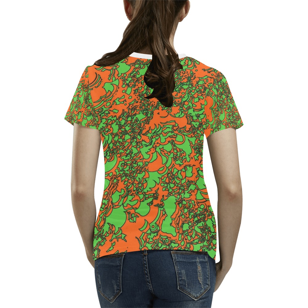 BM4 All Over Print T-Shirt for Women (USA Size) (Model T40)