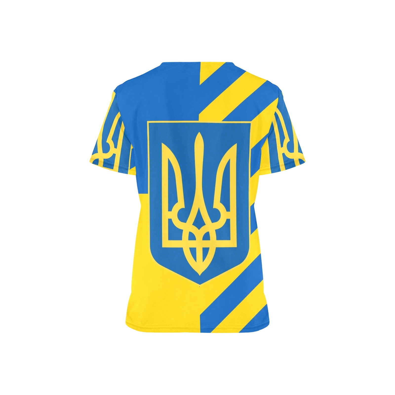 UKRAINE All Over Print Scrub Top