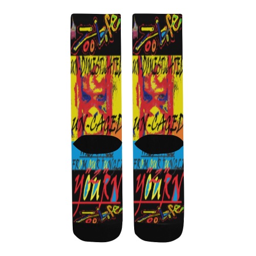 ZL.ANM.BLK.TOURQ Men's Custom Socks