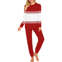 Canada Pajama Sets Classic Women's All Over Print Pajama Set