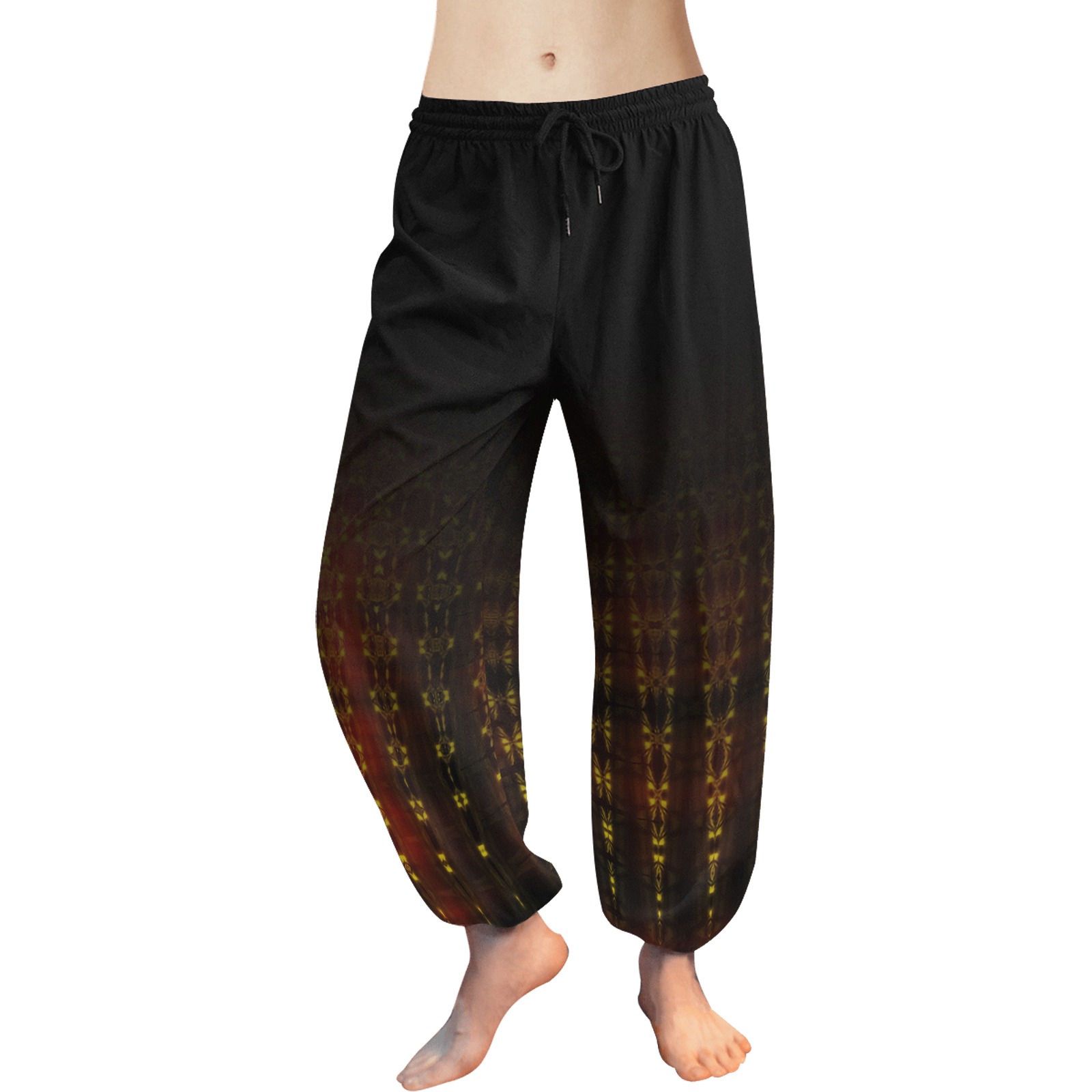 Glint Women's All Over Print Harem Pants (Model L18)