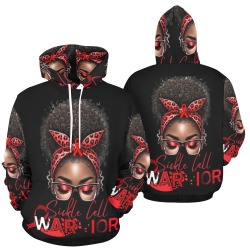 ALLOVER BREAST SICKLE CELL HOODIE All Over Print Hoodie for Men (USA Size) (Model H13)