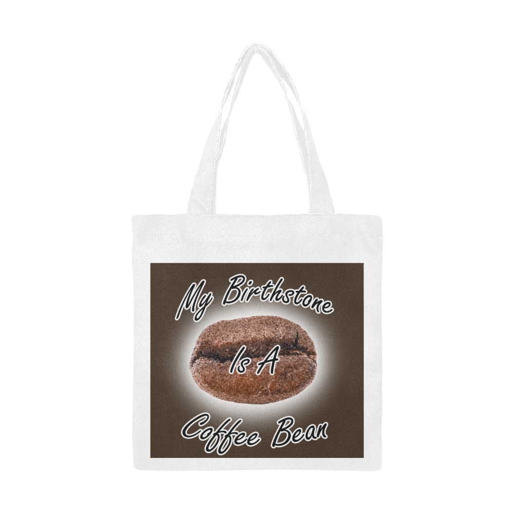 Coffee Bean Birthstone Canvas Tote Bag/Small (Model 1700)