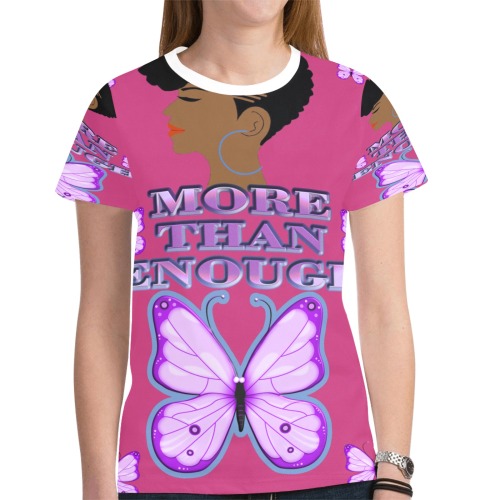 Speak Life New All Over Print T-shirt for Women (Model T45)