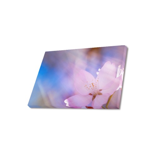 Sakura Cherry Blossom Spring Heaven Light Beauty Upgraded Canvas Print 18"x12"