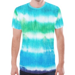 Tie Dye 2 New All Over Print T-shirt for Men (Model T45)