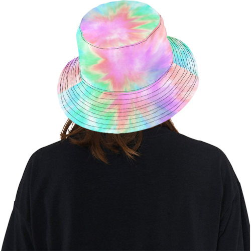 Pastel Tye Dye Unisex Summer Bucket Hat