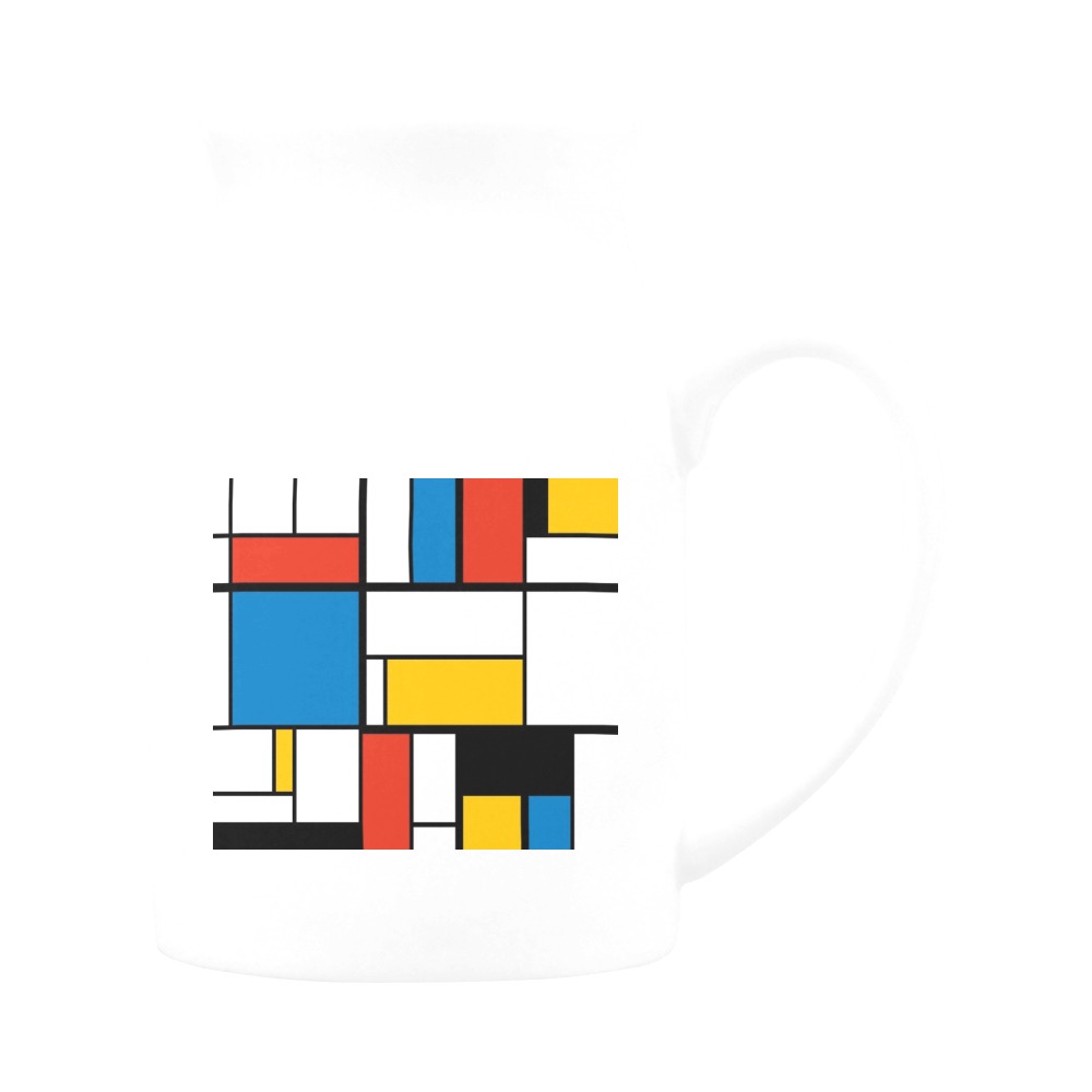 Mondrian De Stijl Modern Milk Cup (Large) 450ml