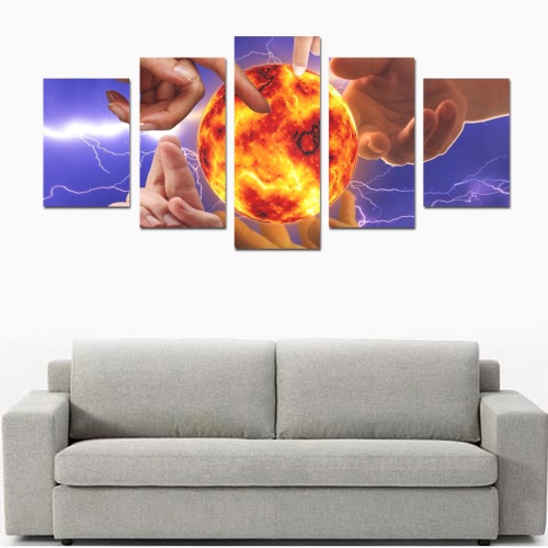 CREATION (IN THE BEGINNING) Canvas Print Sets D (No Frame)