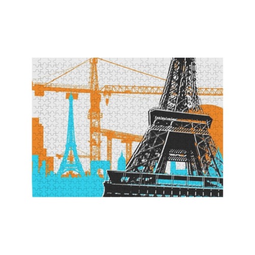 WE BUILT THIS CITY PARIS 500-Piece Wooden Photo Puzzles