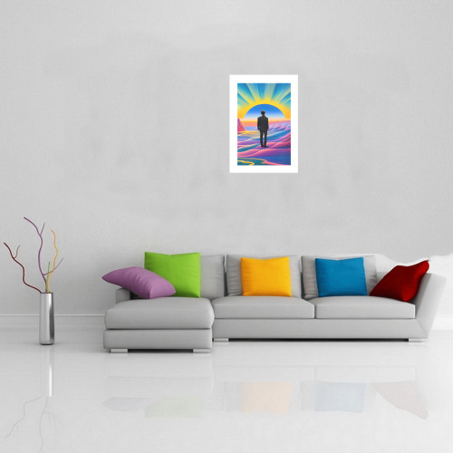 Desert Sunrise Art Print 19‘’x28‘’