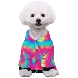 Tie Dye Pet Dog Hoodie