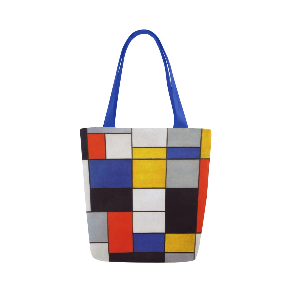 Composition A by Piet Mondrian Canvas Tote Bag (Model 1657)