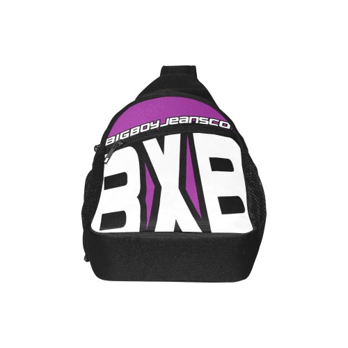BXB BAG PURPELLY Chest Bag-Front Printing (Model 1719)