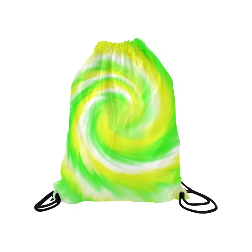 mochila tela verde explosion Medium Drawstring Bag Model 1604 (Twin Sides) 13.8"(W) * 18.1"(H)