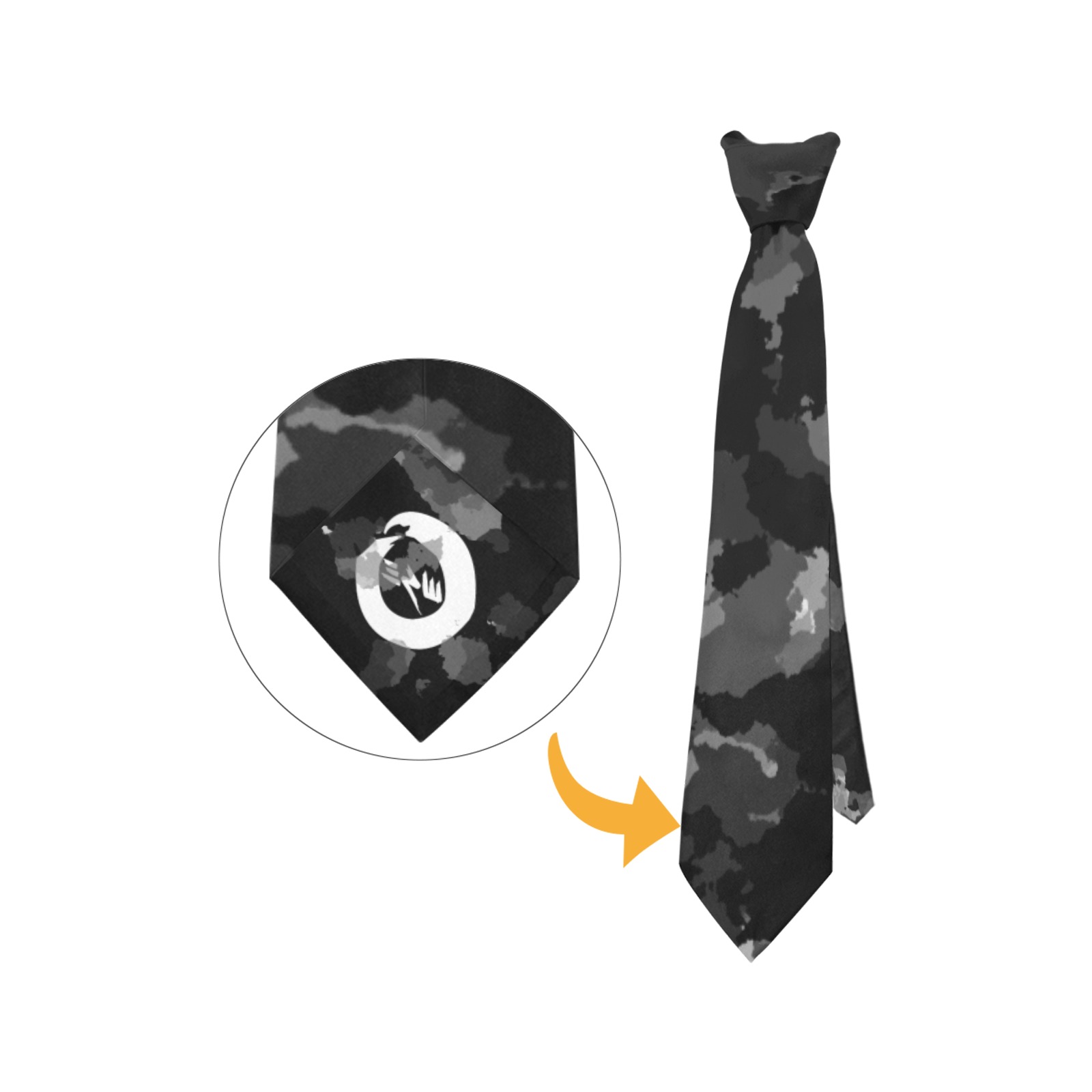 New Project (2) (1) Custom Peekaboo Tie with Hidden Picture