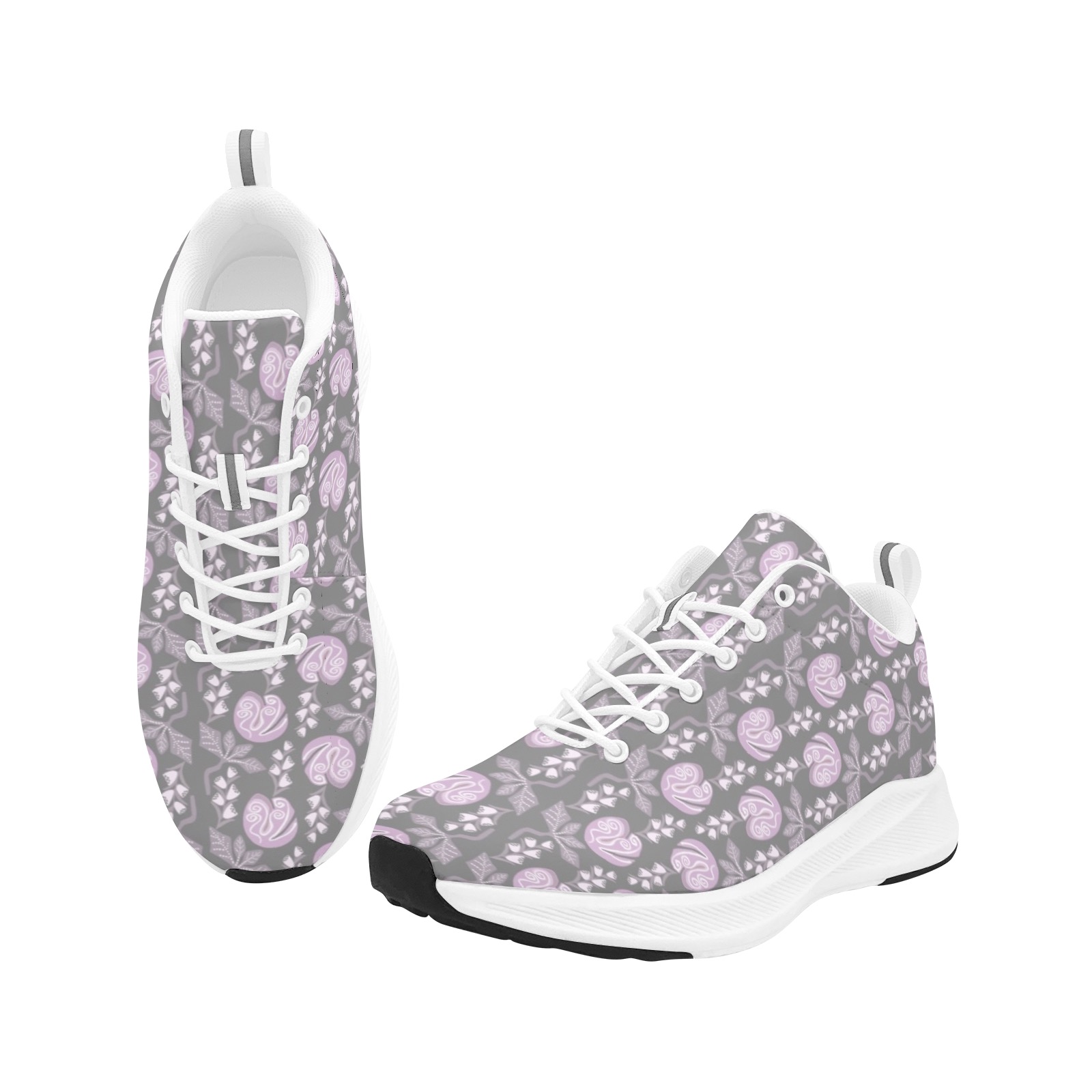 Sweet Floral Pattern Women's Alpha Running Shoes (Model 10093)