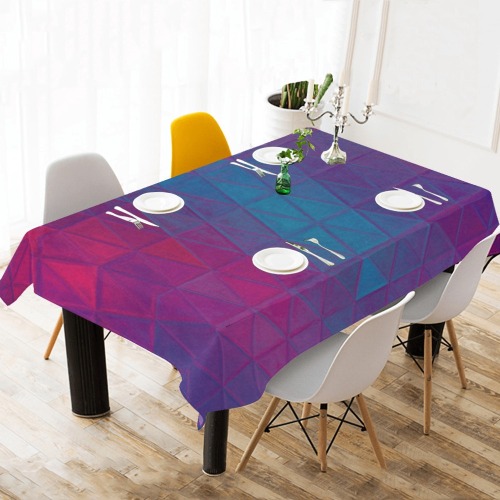 mosaic 36 Cotton Linen Tablecloth 60"x120"