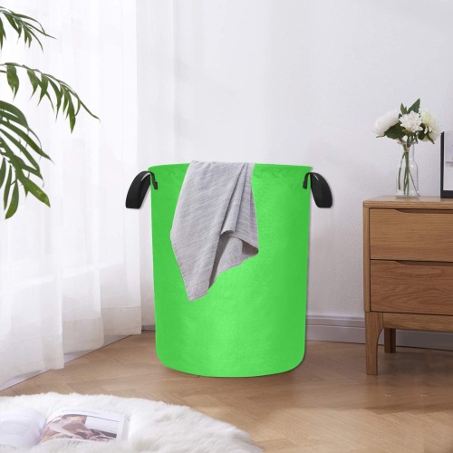color lime green Laundry Bag (Large)