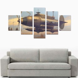 BATTLE OVER LONDON 4 Canvas Print Sets B (No Frame)