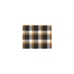 Classic Plaid (Tan) Mini Bifold Wallet (Model 1674)