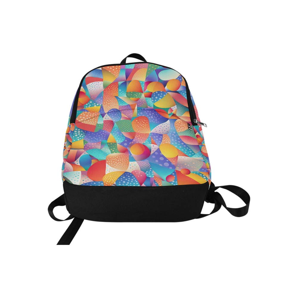 Sunset Ocean Waves Fabric Backpack for Adult (Model 1659)