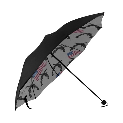 American Theme print 33A272CC-E0B9-4F3E-8D91-1D10085057D4 Anti-UV Foldable Umbrella (Underside Printing) (U07)