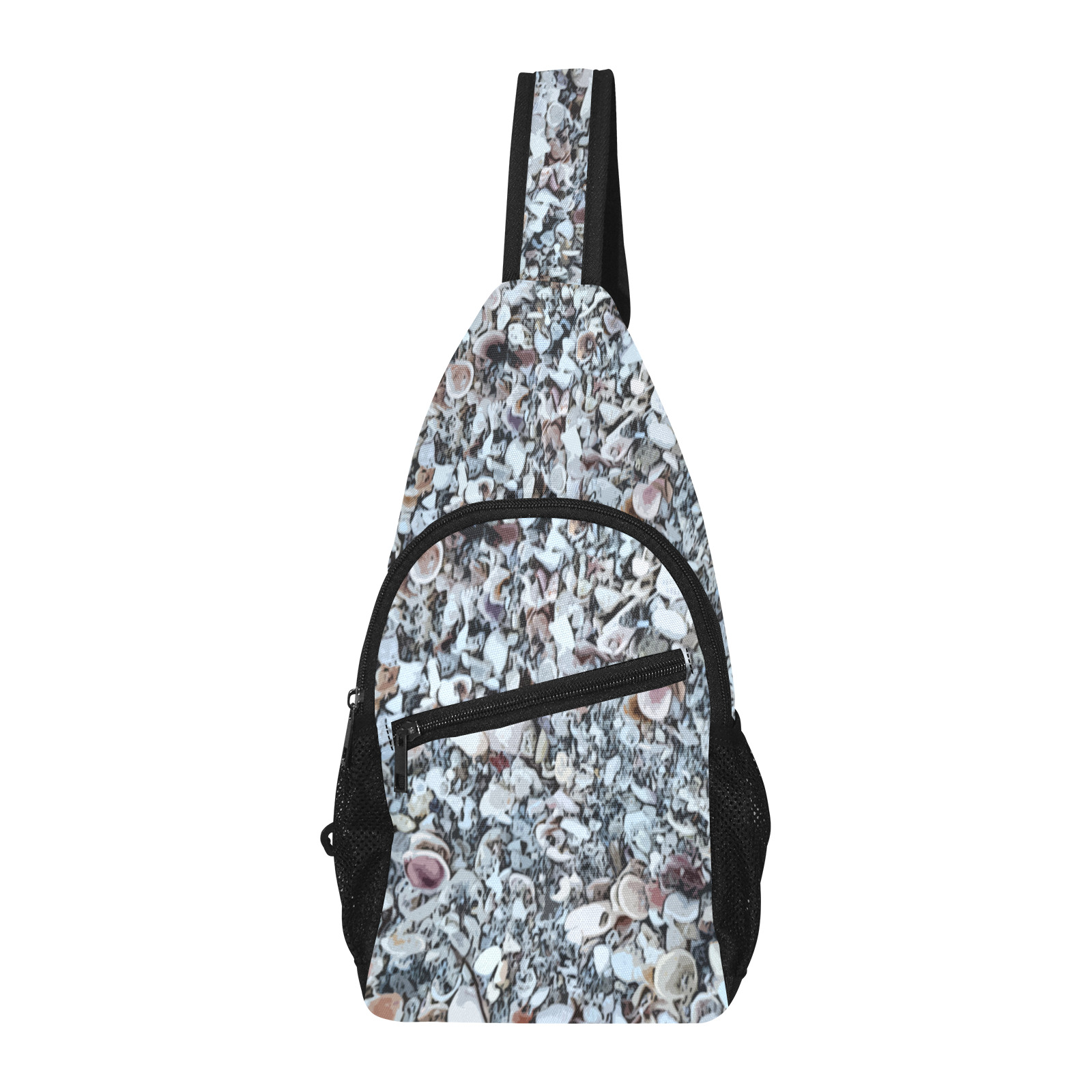 Shells On The Beach 7294 All Over Print Chest Bag (Model 1719)