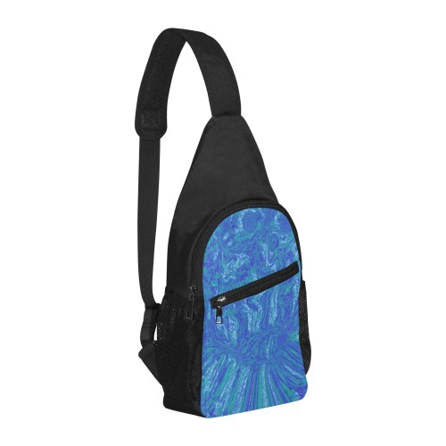 ocean storms Chest Bag-Front Printing (Model 1719)