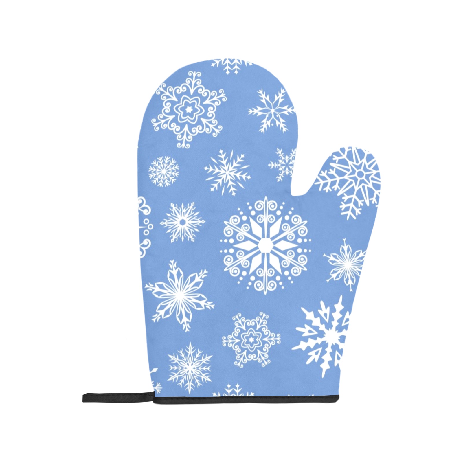Winter Snowflakes Oven Mitt & Pot Holder