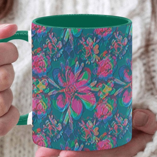 Unique Style Pattern Custom Inner Color Mug (11oz)