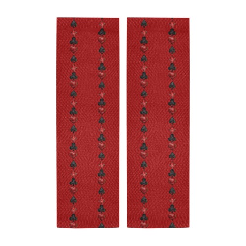 Playing Card Symbols 4 Door Curtain Tapestry