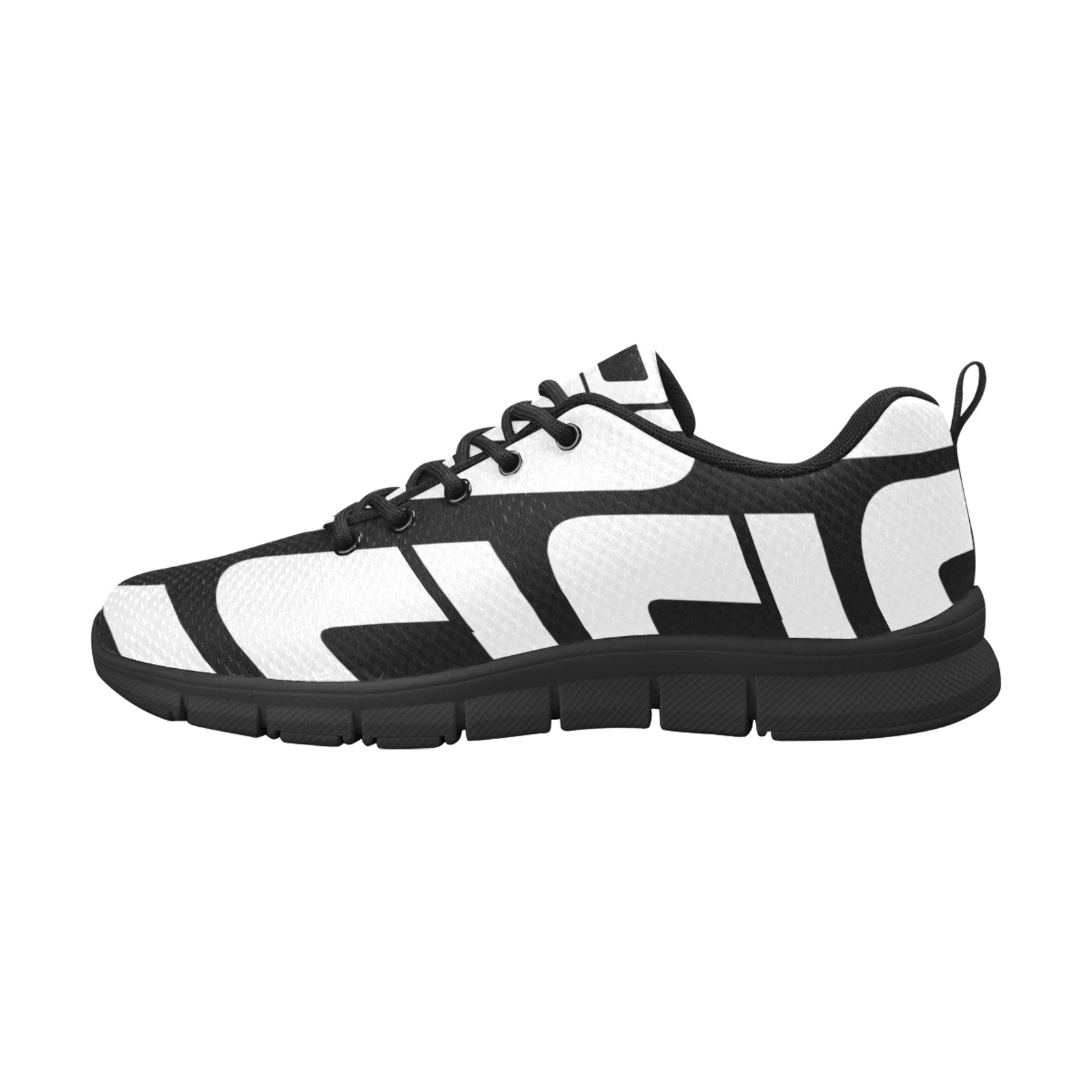 BXB SNEEKS DARKNESS Men's Breathable Running Shoes (Model 055)