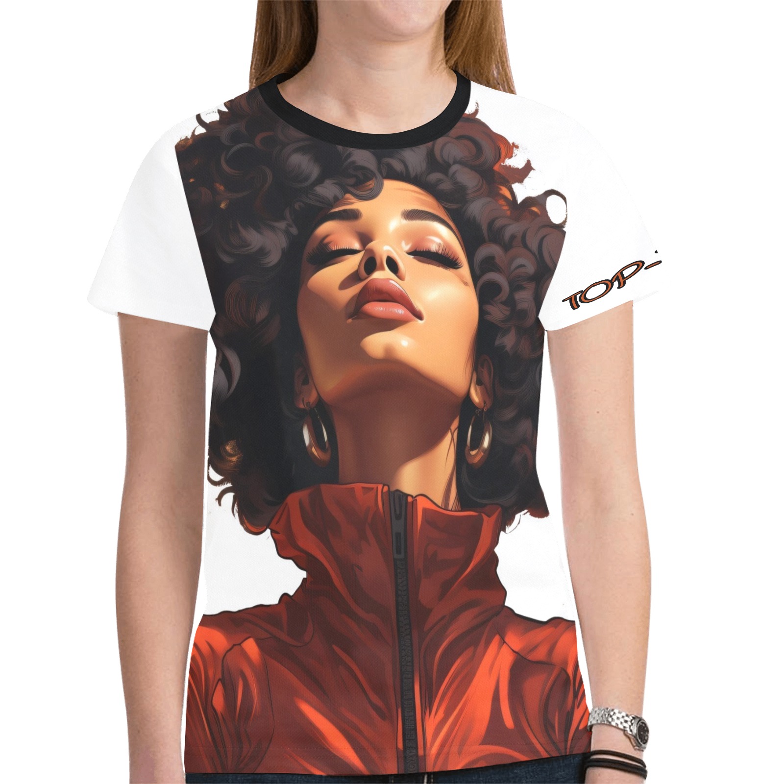 SUN KISSED New All Over Print T-shirt for Women (Model T45)