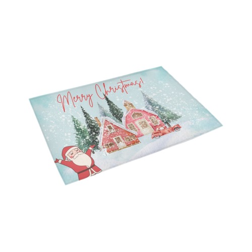 Merry Christmas Azalea Doormat 24" x 16" (Sponge Material)