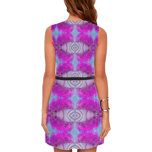 2022 Eos Women's Sleeveless Dress (Model D01)