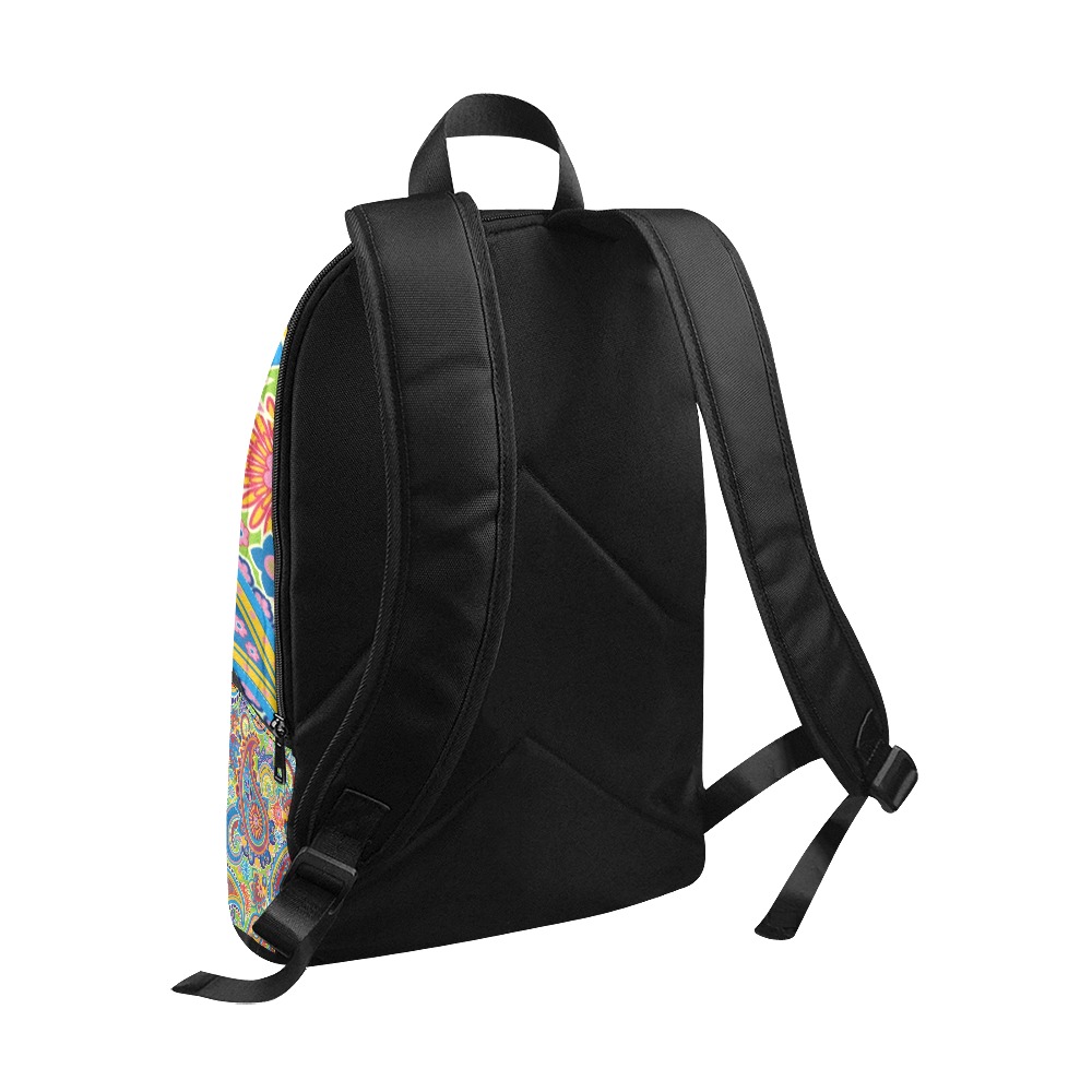 Acid Rose Fabric Backpack for Adult (Model 1659)