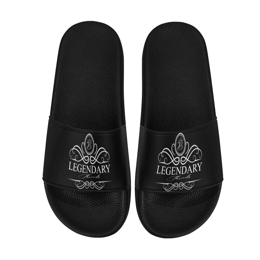 Legendary Slides Black Women's Slide Sandals (Model 057)