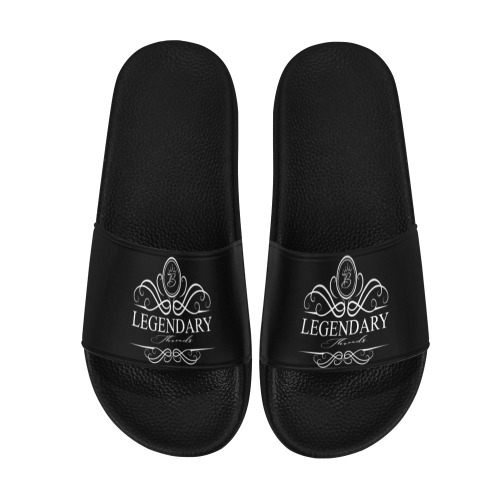 Legendary Slides Black Women's Slide Sandals (Model 057)