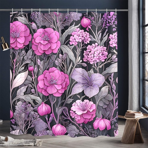 Fabulous Florals 40 Shower Curtain 72"x84"